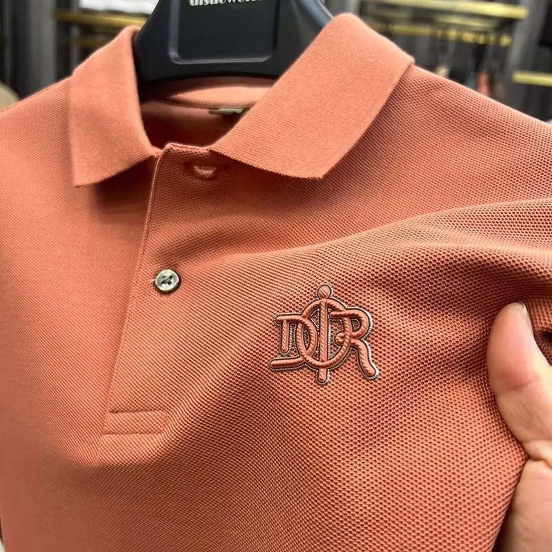 

Рубашка-поло мужская с отложным воротником, 100% хлопок, с короткими рукавами