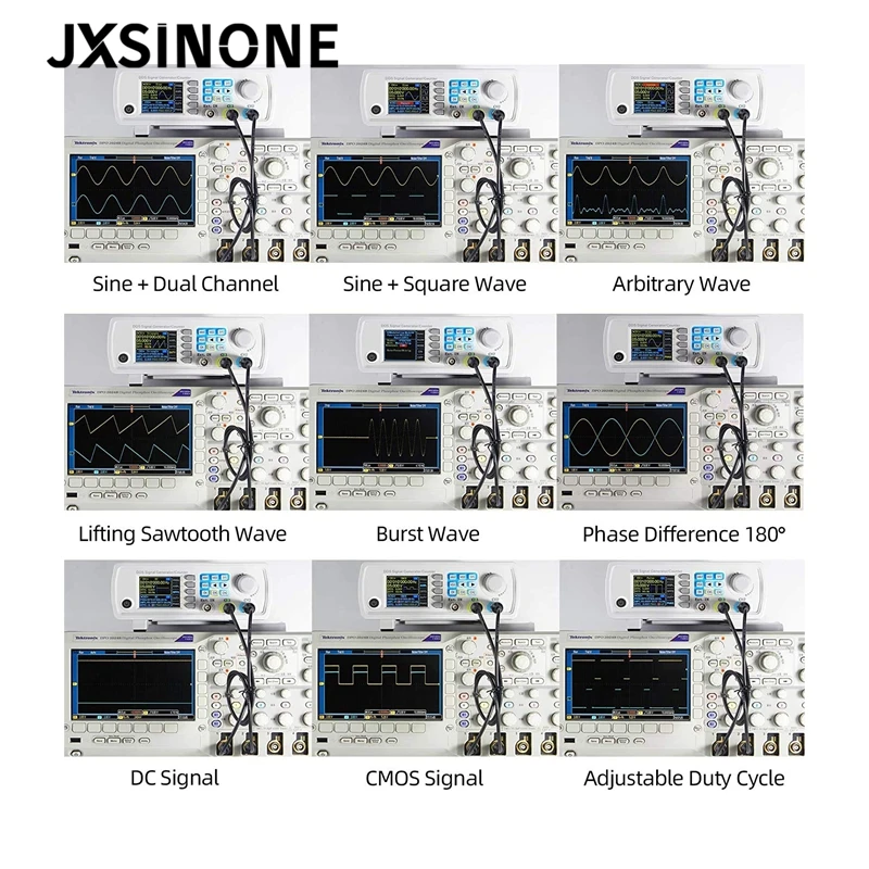 JXSINONE JDS6600-60M 60 МГц генератор сигналов с цифровым управлением двухканальный DDS