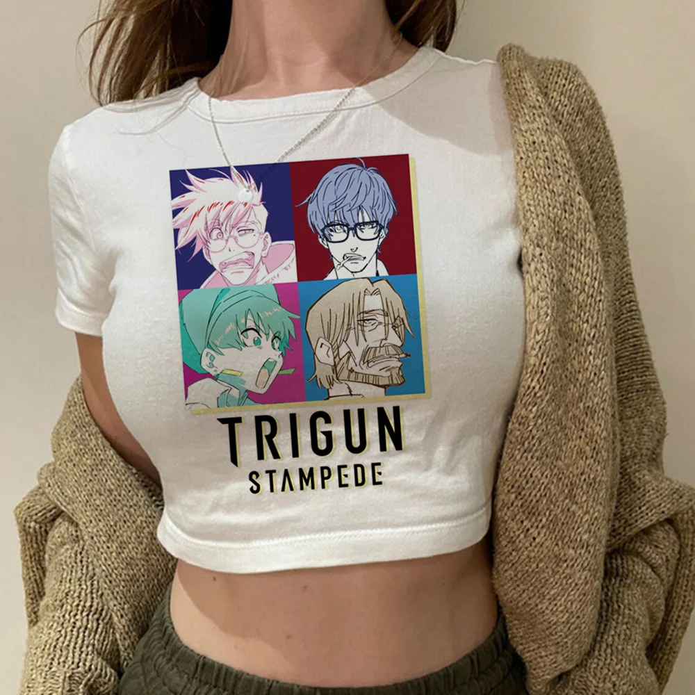 

Тригун эстетичный cyber y2k винтажный женский короткий топ