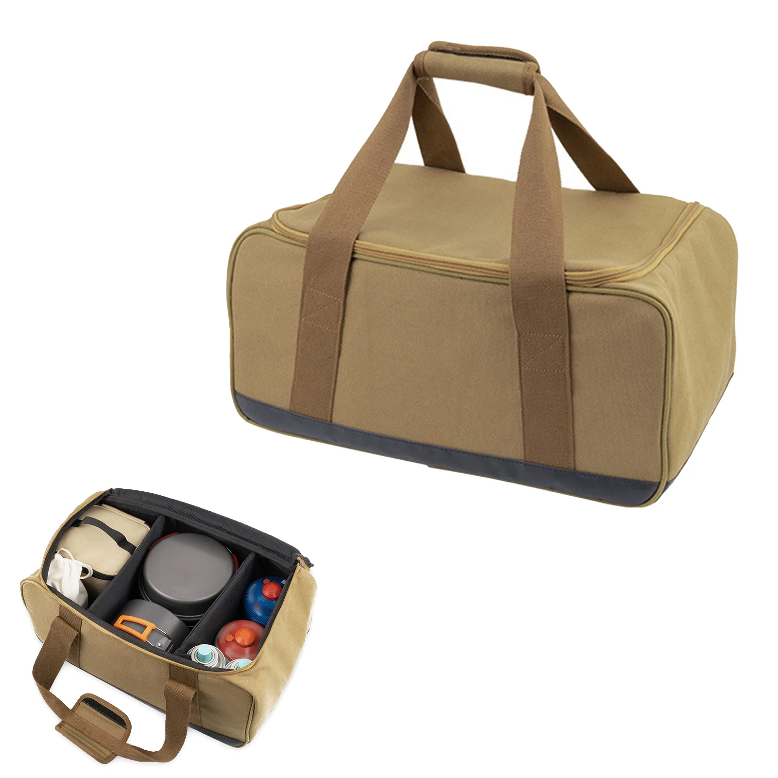 

Camping Storage Tote Large Camping Packing Bags Storage Tote Bag With Zipper And Partition For Camping Picnic Hiking Backpacking