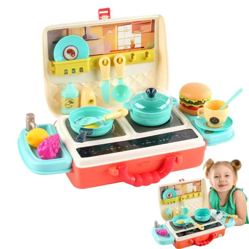

Pretend Play Sets For Toddlers Kitchen Cooking Playset Fine Motor Skills Toy Pretend Doctor/Pet Set Toys For Toddlers Children