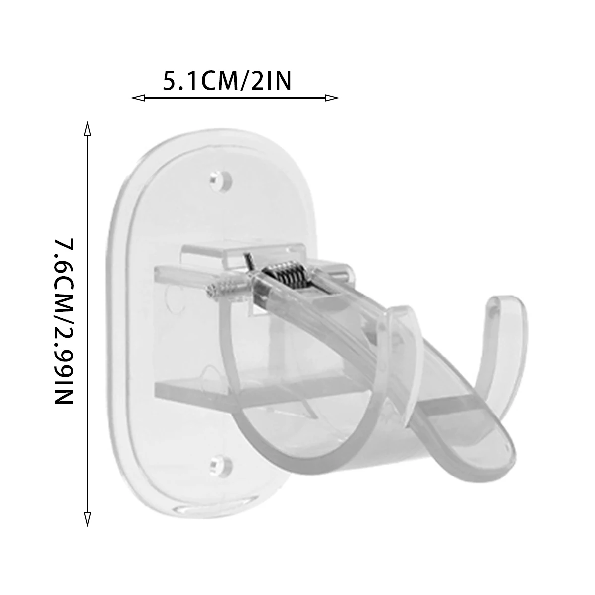 Самоклеящиеся зажимы для карнизов 1 шт. настенные держатели штор душа домашние