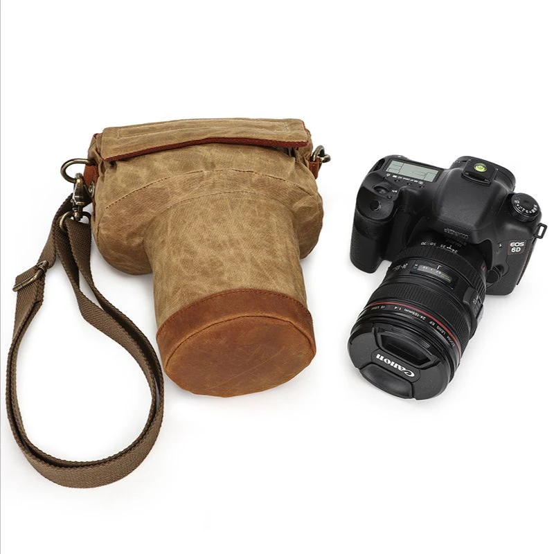 

Shock-Absorbing Drop-Proof Second-Generation Camera Shoulder Bag 100D SLR Digital Liner Protection Messenger Canvas Cameras Bags