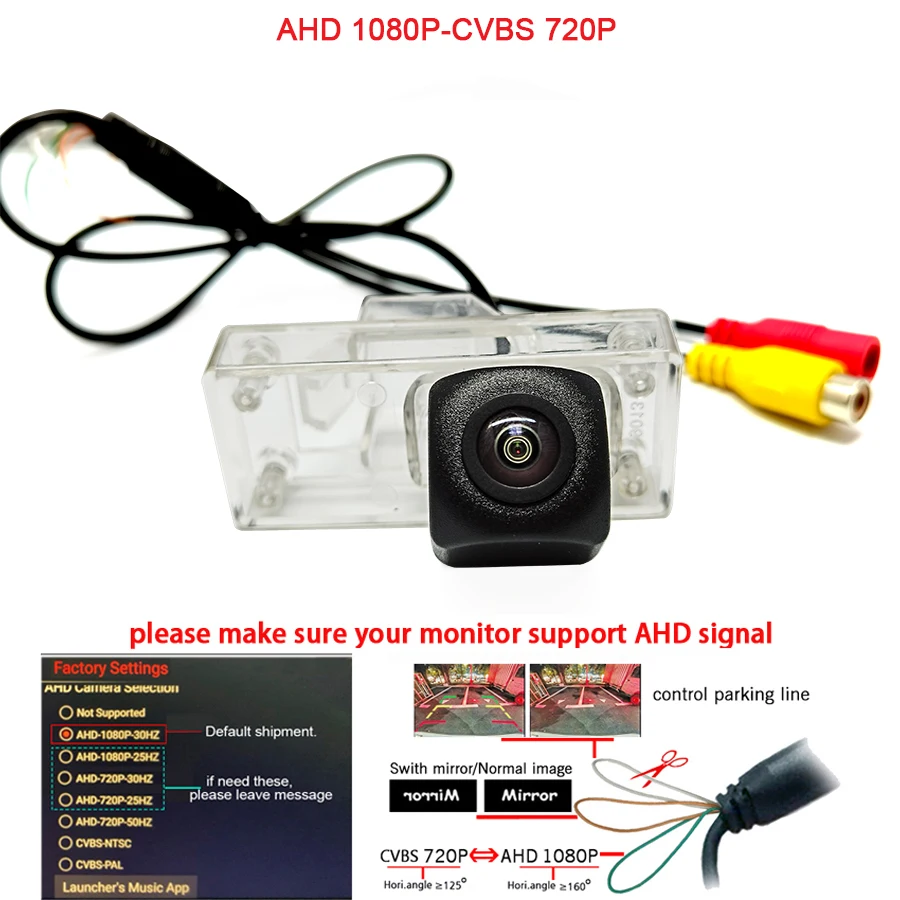 

HD CCD reverse camera for Toyota Land Cruiser LC 100 120 200 Prado Reiz Mark x car rear view camera Dynamic trajectory camera