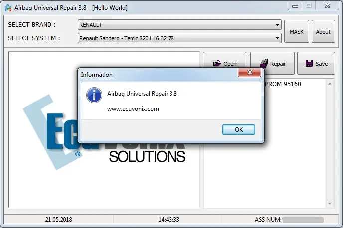 AIRBAG Universal Repair 3.8 (2018)+USB-ключ