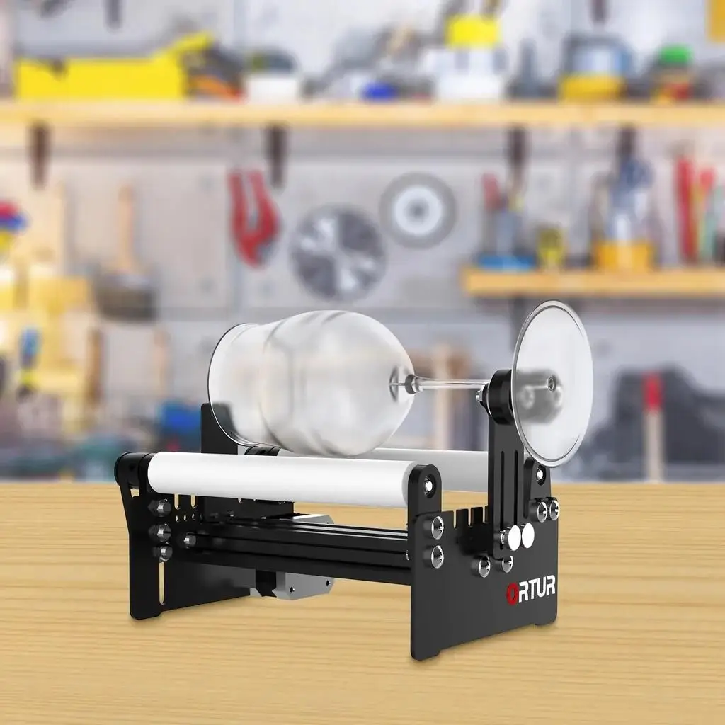 

Aufero Ortur CNC Automatic 360° Laser Engraver Y-axis Rotar Rotary Roller Wood Cutting Printer Engraving Cylindrical Objects Can