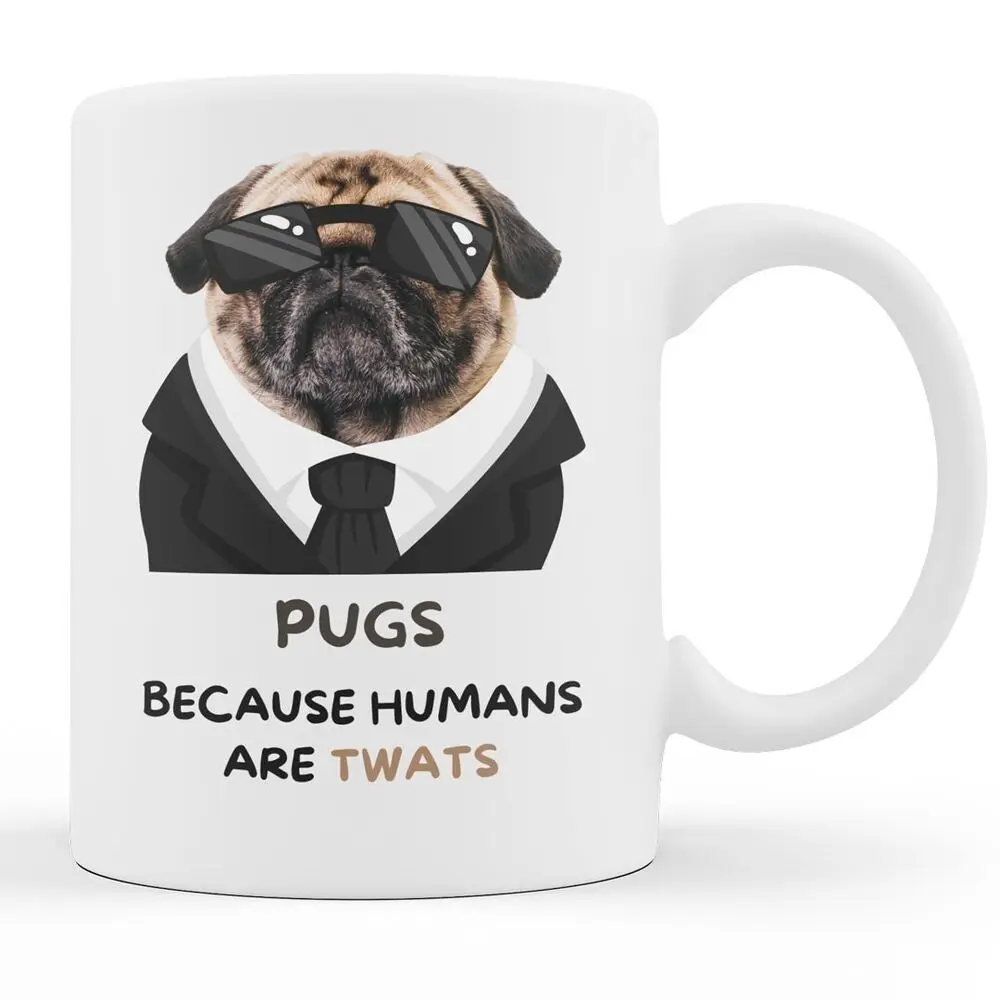 

Pug Coffee Gift Mug - Dog Mum Mug - Dog Dad Mug - Gifts For Pug Lovers