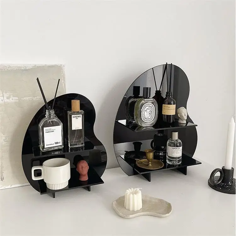 

Ins Acrylic Desktop Beanie Storage Rack Christmas Aromatherapy Cosmetics Storage Shelf Decoration Korean Chic Home Decoration