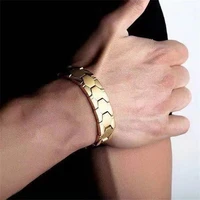 simple double layer twisted magnetic bracelet for men trendy weight loss energy magnets jewelry slimming bangletherapy bracelets