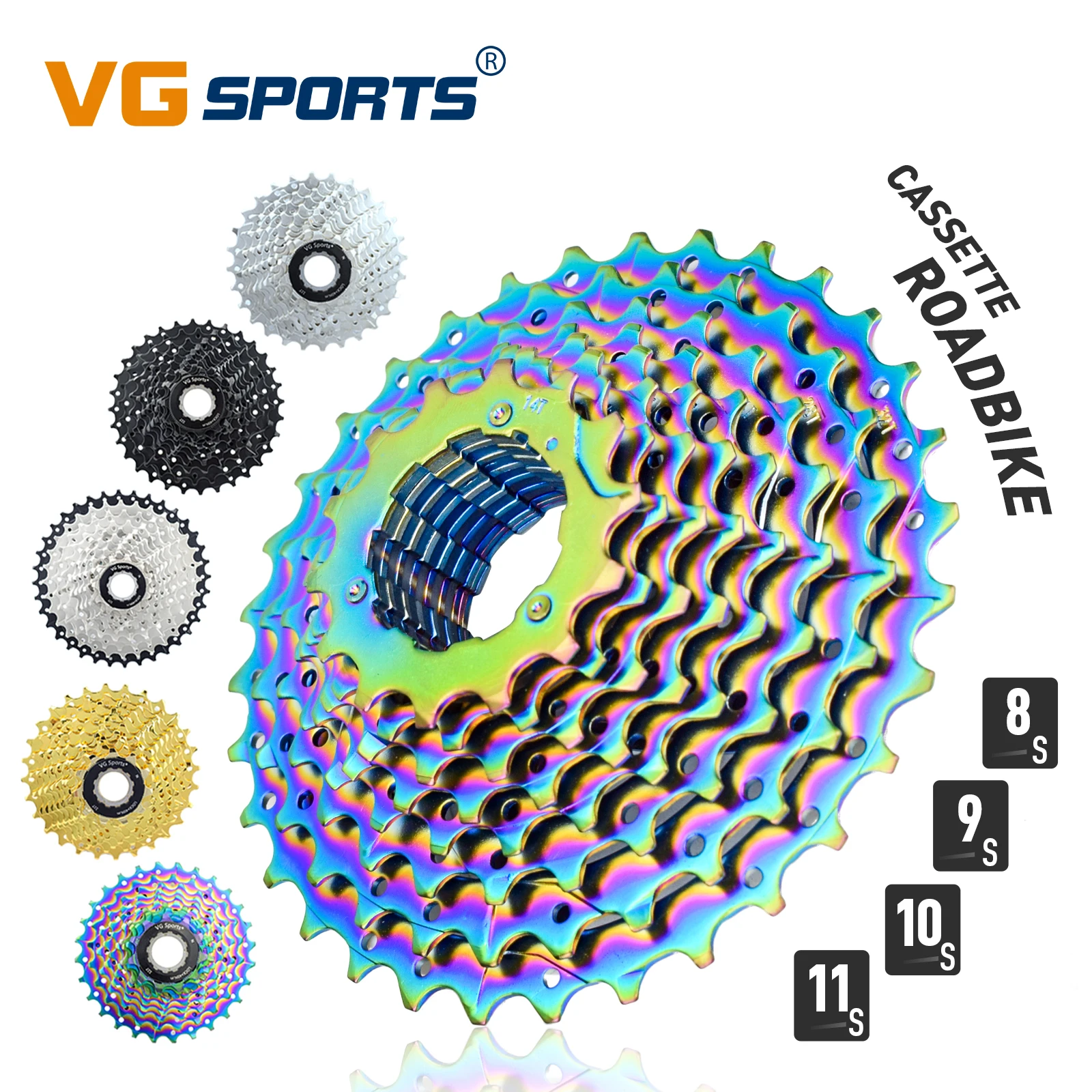 Фото Кассета велосипедная SHIMANO HG, 8/9/10/11 скоростей, 11-25T/28T/32T/36T, 8 в, 9 В, 10 в, 11 в SRAM №3