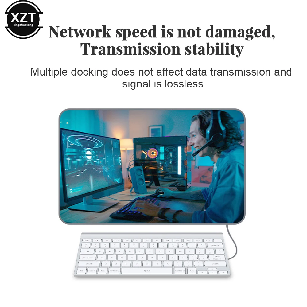 Прямой телефонный соединитель RJ11 6P 4C