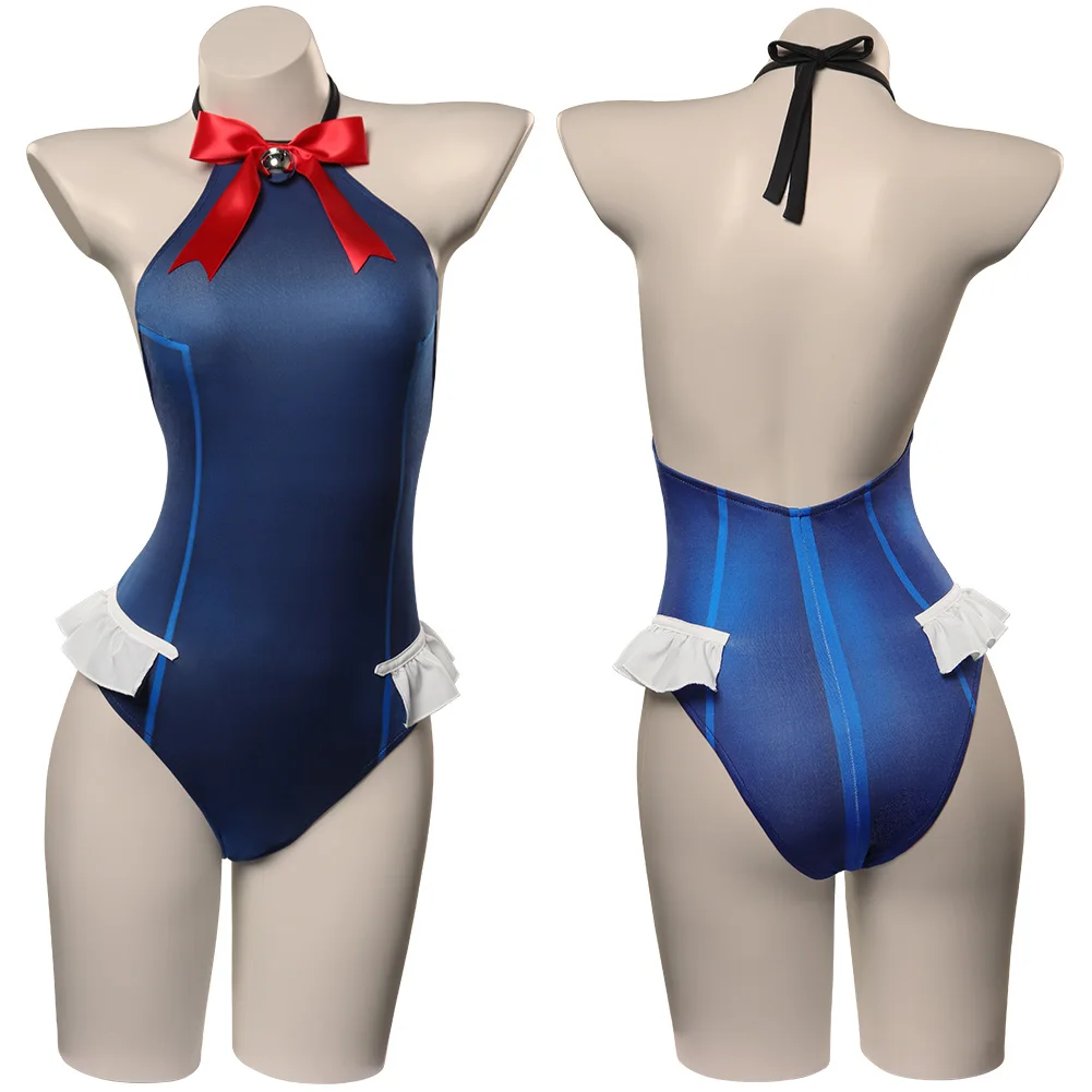 

2022 Anime Dead or Alive Marie Rose Cosplay Jumpsuit Swimsuit Halloween Carnival Suit for Adult Ladies Girls