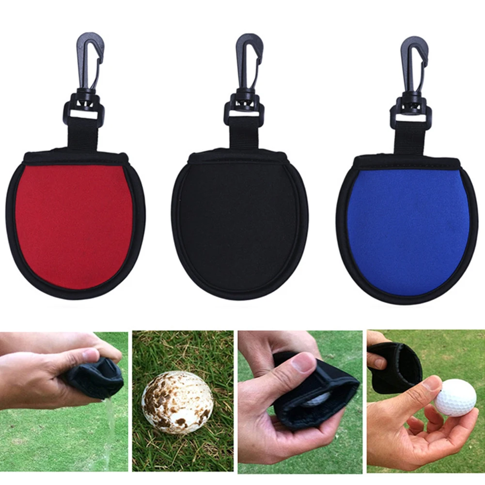 

Mini Golf Wiping Bag Cleaner Pocket Washer Golf Ball Easy-To-Clean Bag Scrubbing Tool Wiping Cloth Portable Sports Accessories