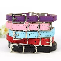 dog accessories dog collar leather pet dog collar leash used for small medium large dogs cats outdoor walking pet supplies neckl