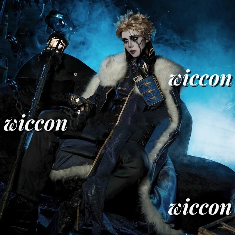 Игра Alva Lorenz Pustelnik Косплей Костюм Тюремный Жестковый Спинный Консультатор Меховой