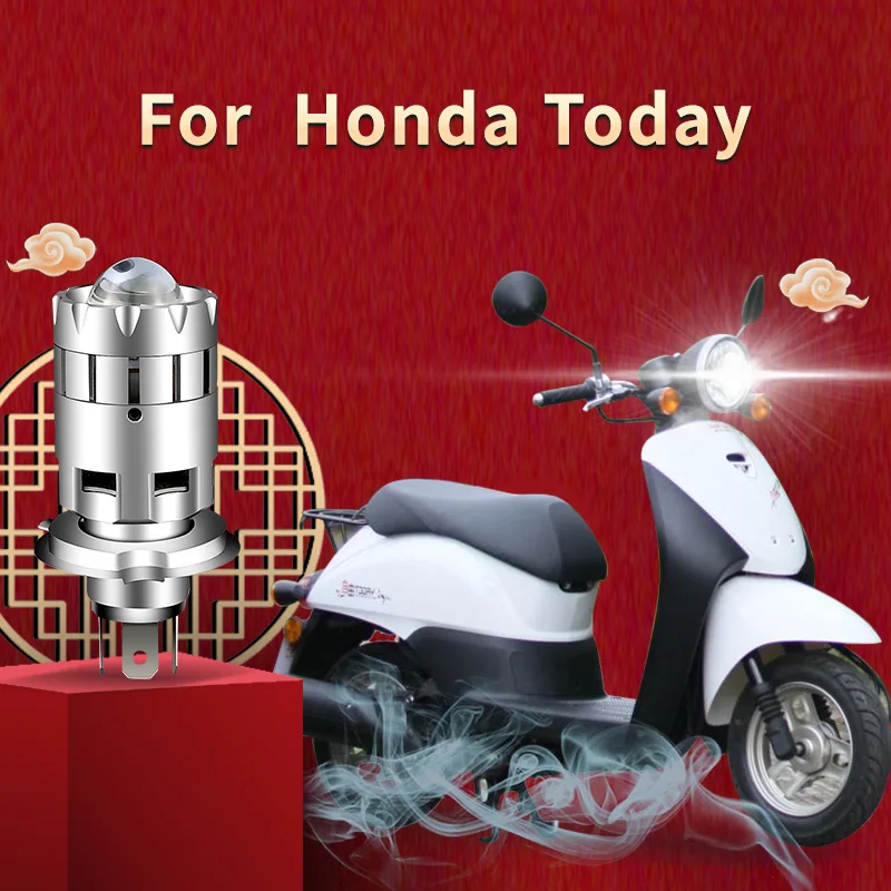 1 шт., светодиодная лампа H4 LED 9003 HS1 P43T для мотоциклетных Фар H4 ...