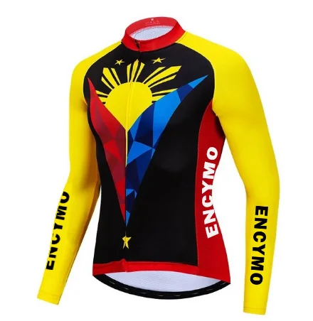 

2021 cycling jersey long sleeve Winter Fleece&no Fleece cycling clothing Reflective zipper sports team