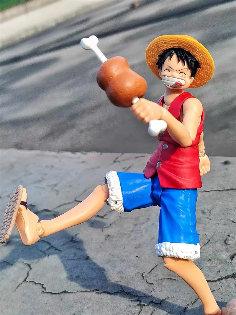 Женская 100% оригинальная Bandai S.H фигурка цельная обезьяна д Луффи Романтика