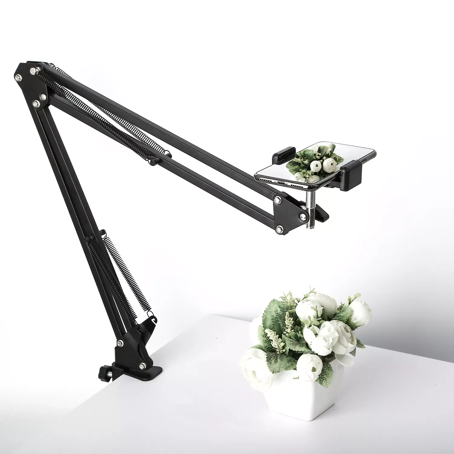 

Camera Phone tripod Table Stand Set Overhead Shot Photography Adjustable Arm stand For Phone Camera Ring Light Lamp