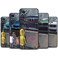 phone case for redmi note 10 11 11s 11e 7 8 8t 9 9s 9t pro plus 4g 5g soft silicone case cover boy see sports car jdm drift