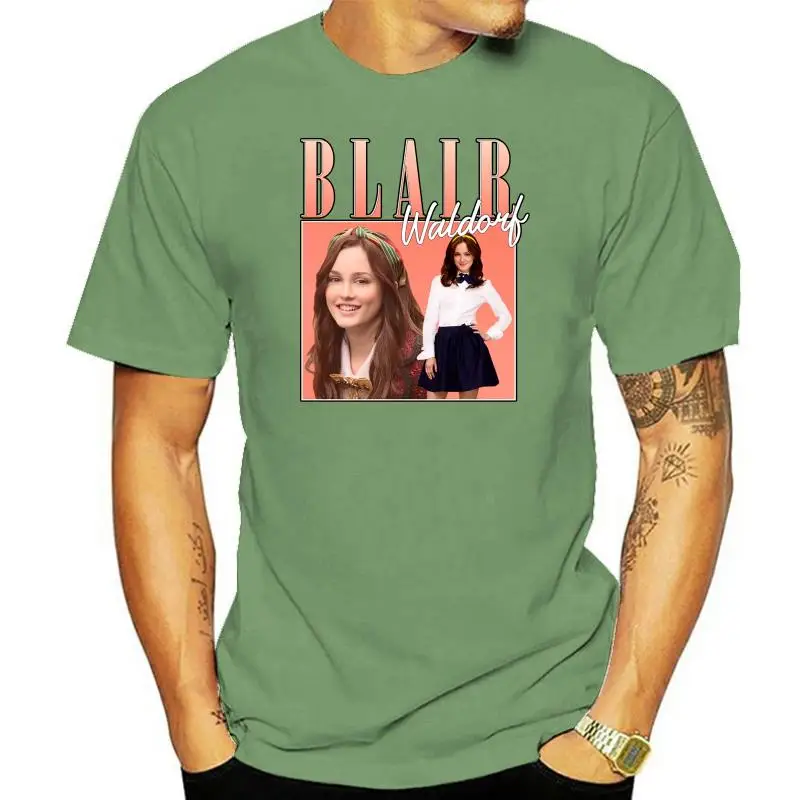

Men T shirt VINTAGE Blair Waldorf Gossip Girl T-Shirt Women tshirt