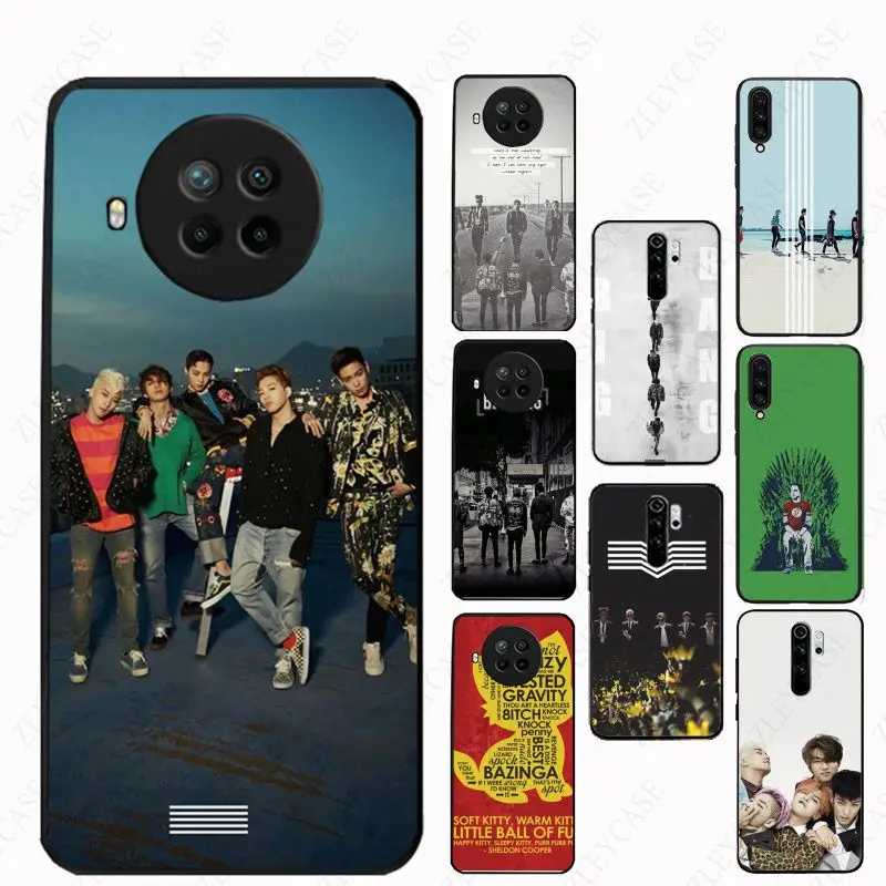 

bigbang big bang boys Phone Cover For Redmi Note10pro 8pro 9C 11 7 5 9A 8T 9s mi11T pocox3nfc POCOF3 CC9E A3 A1 mi9T Cases coque