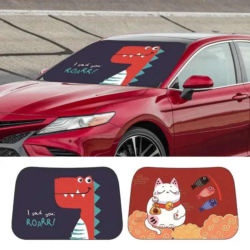 

Car Snow Cover Thicken Auto Cover Waterproof All Weather Extra Large Windshield Hood Protection Windproof Sunshade Protector