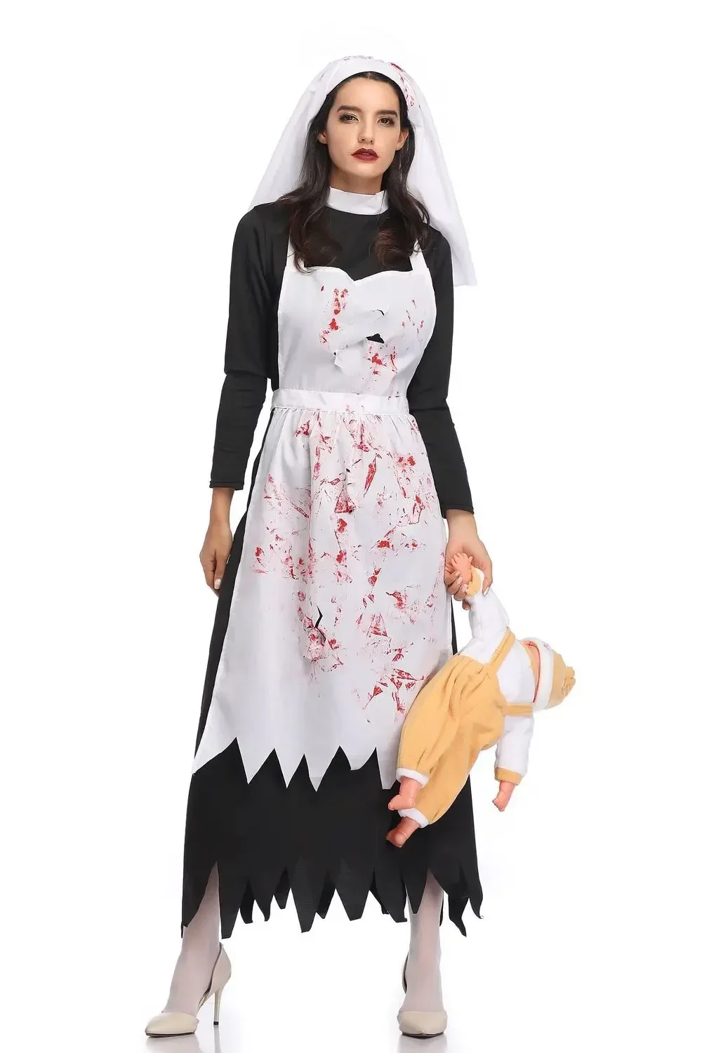 Женский костюм шумной монахини нарядное платье для косплея сестры костюмы