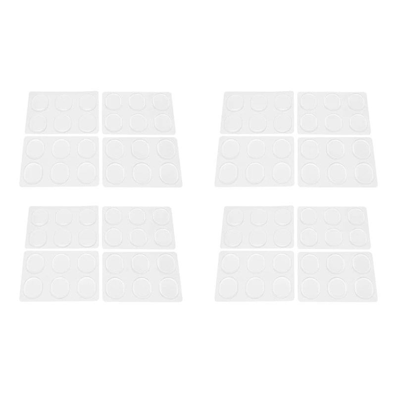 

96 шт., глушители для барабана, искусственные гелевые прокладки, глушители для барабана, нетоксичные мягкие силиконовые глушители для барабана (прозрачные)