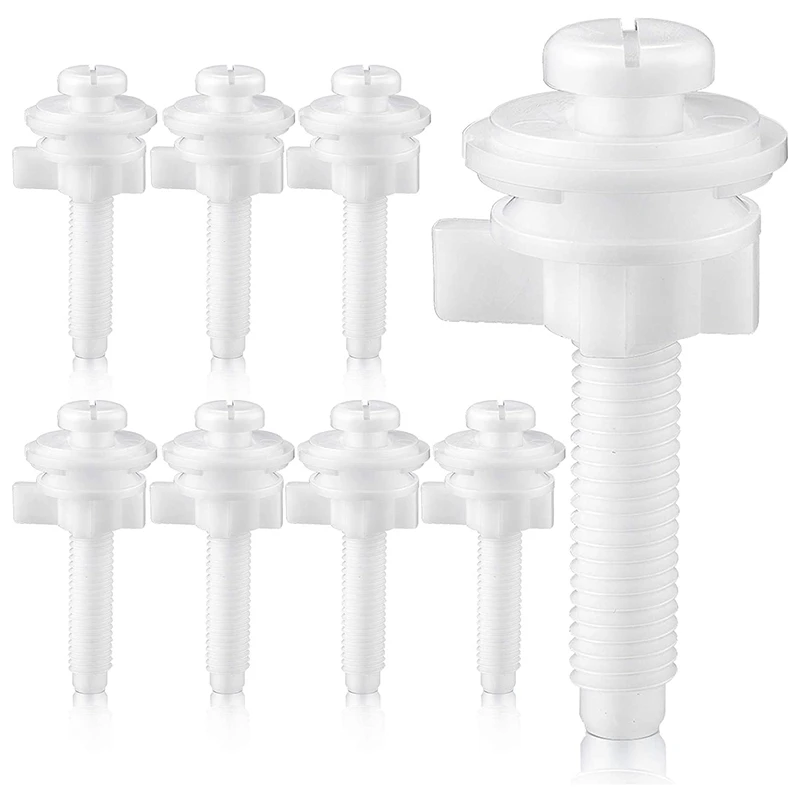 

Детали для замены для сидения унитаза, винты с пластиковыми гайками и шайбами