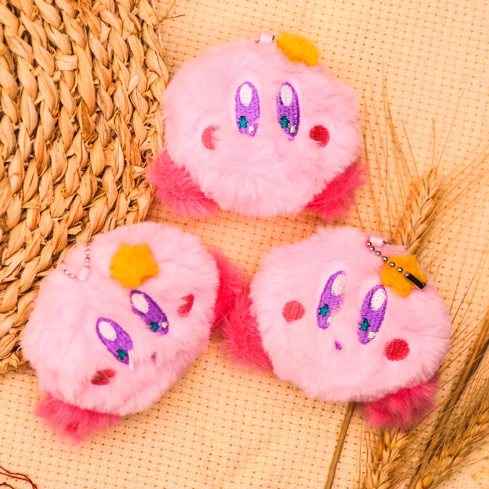 10 см брелок Kirby плюшевая кукла кавайный рюкзак модный милый розовый звездный