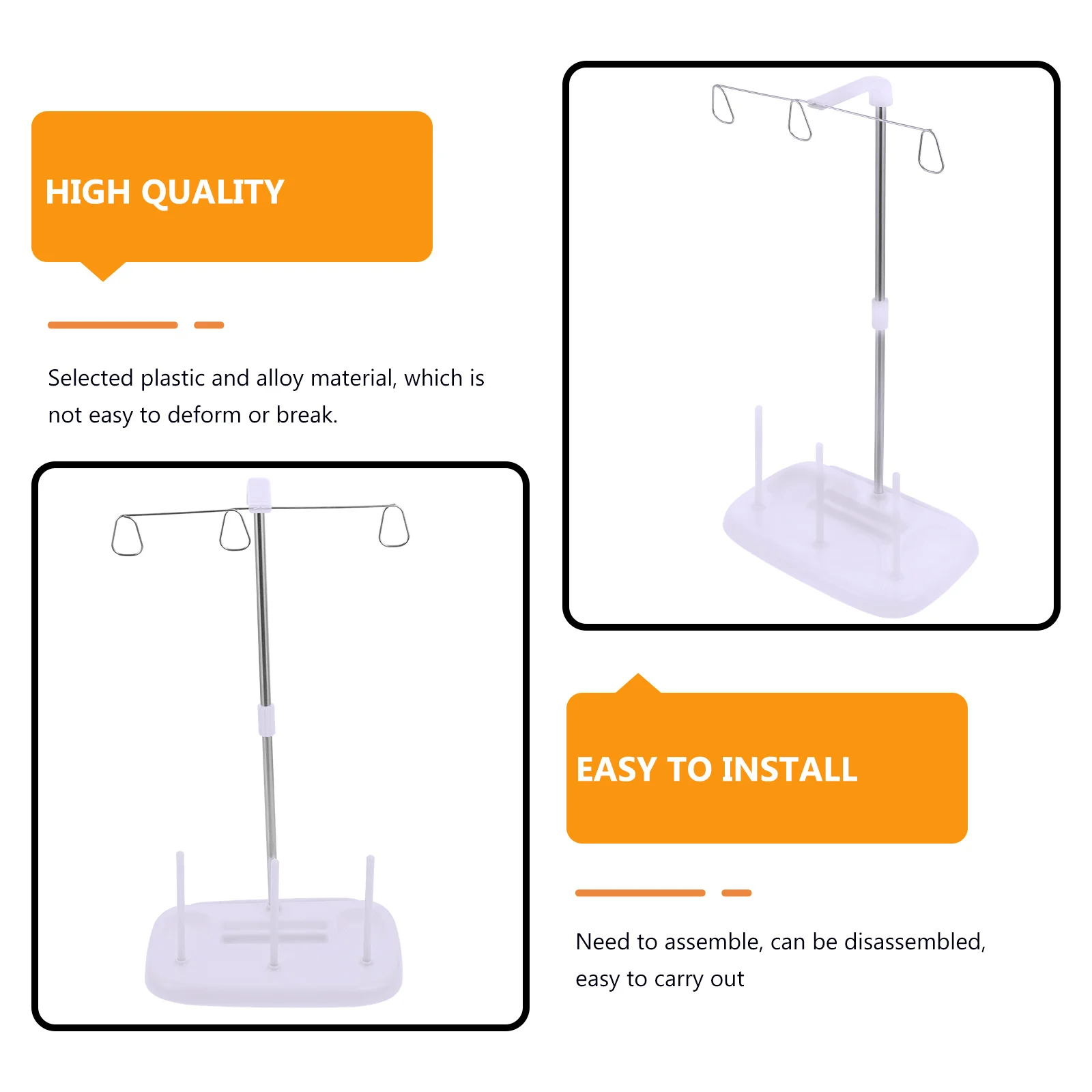 Держатель ниток швейная стойка органайзер для шпульки хлопковая катушка конус