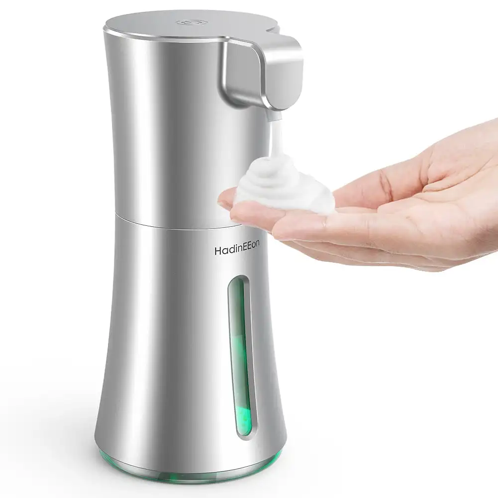 

free shipping Automatic Soap Dispenser Foaming Soap Dispenser Touchless 350ml/12oz Battery Operated Hand Free Automatic Foam Liq