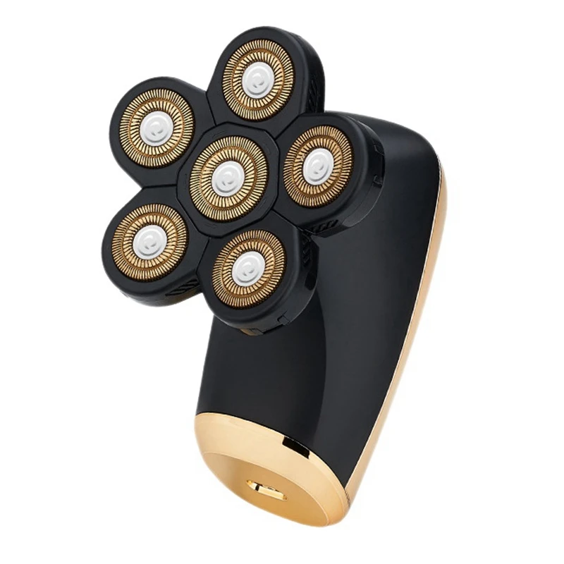 

USB Charging Rechargeable Electric Shaver Digital Display 6 In 1 Multi-Function Razor Hair Trimming Tool