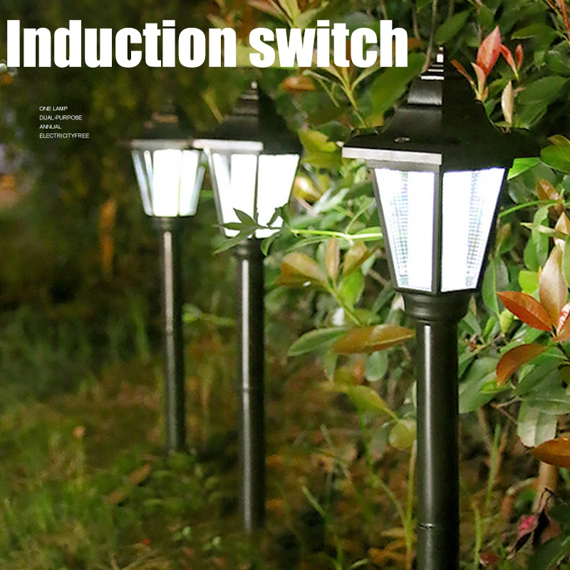 

LED Solar Hexagonal Light Outdoor 1/2pcs Induction Wall Lights Waterproof Adjustable Landscape Lamp Lantern For Garden Lawn Yard