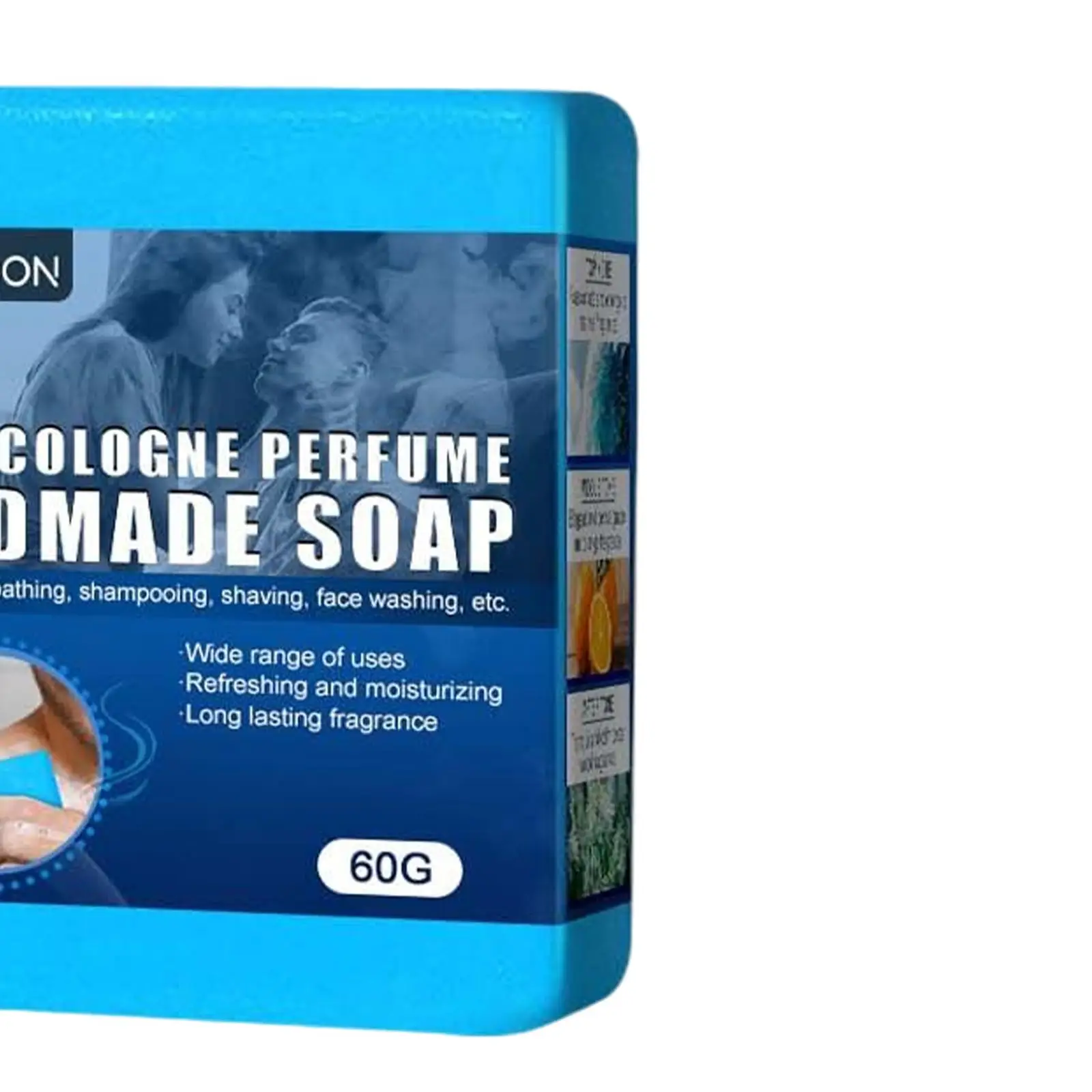 

Soap for Travel Cleansing Bath Soap Portable for Women Men 60G for Face