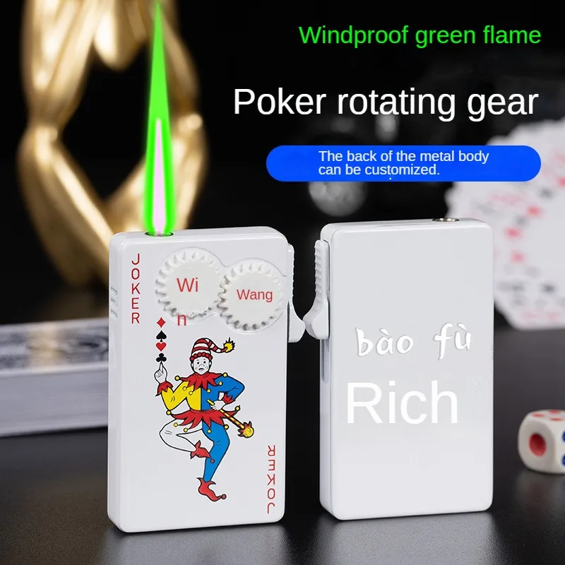 

880 Gear Rotation Poker Modeling Creative Personality Lighter