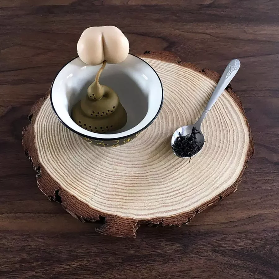 

Reusable Silicone Tea Infuser Creative Poop Shaped Funny Herbal Tea Bag Coffee Filter Diffuser Strainer Tea Accessories