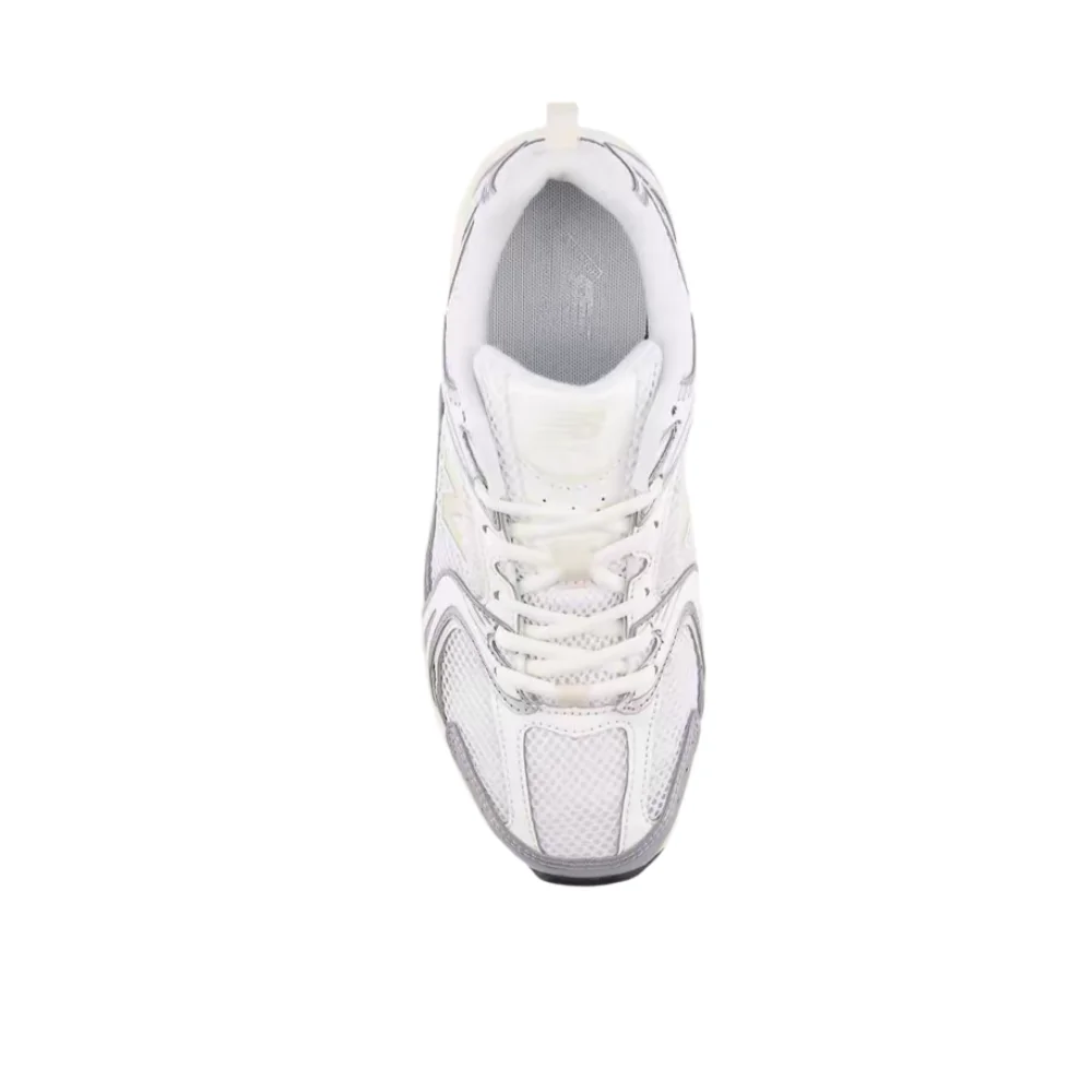 Фото Кроссовки New Balance NB530 унисекс с низким верхом – серебристые, с амортизирующей подошвой, универсальные и долговечные, комфортные U530ESB №3