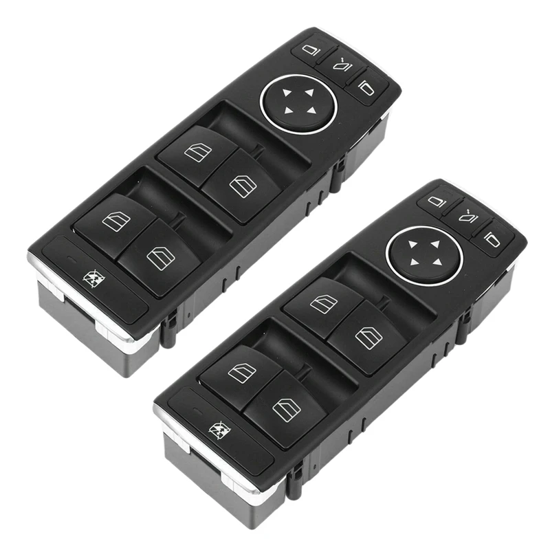 

2X Front Side Master Power Window Switch For Mercedes Benz W212 W204 A2128208310