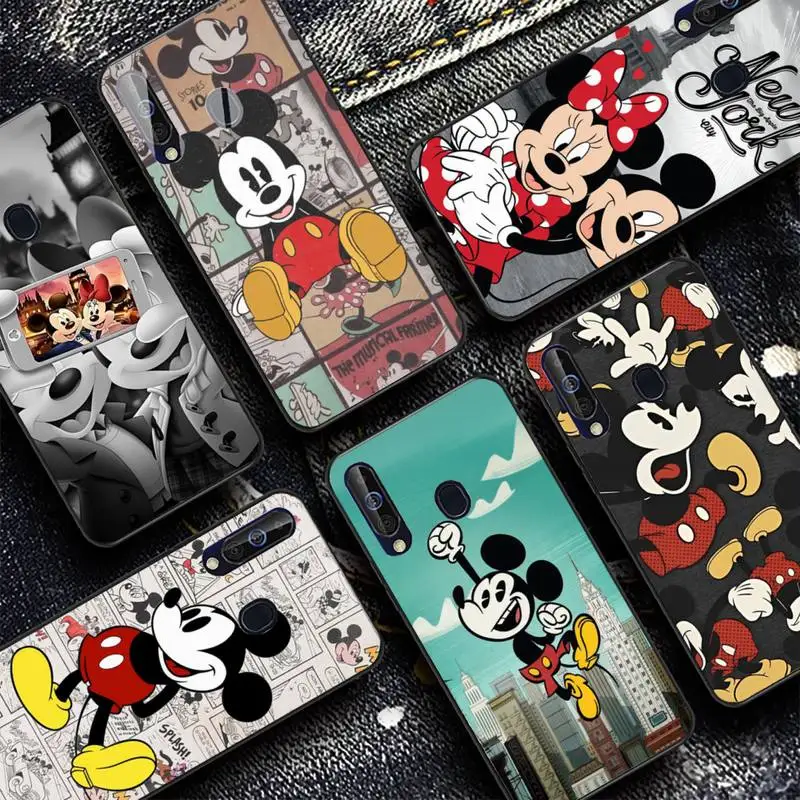 

Disney Mickey Mouse Phone Case for Samsung A51 01 50 71 21S 70 31 40 30 10 20 S E 11 91 A7 A8 2018