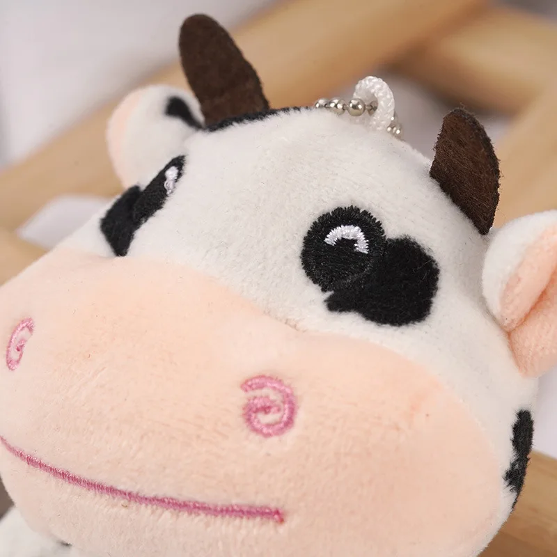 12 см Милая Маленькая корова плюшевая игрушка мягкие животные плюшевые игрушки