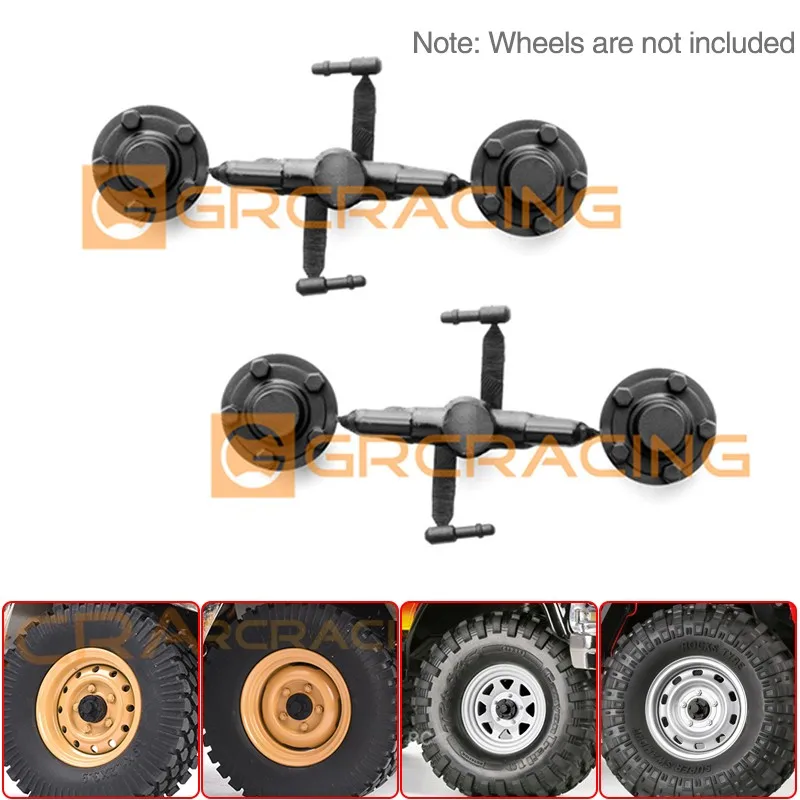 Enlarge 2 pcs Of Special Wheel Covers For Grc 1.9-inch Wheels, Wheel Abs Dust Cover, Protective Cover Gax0130z