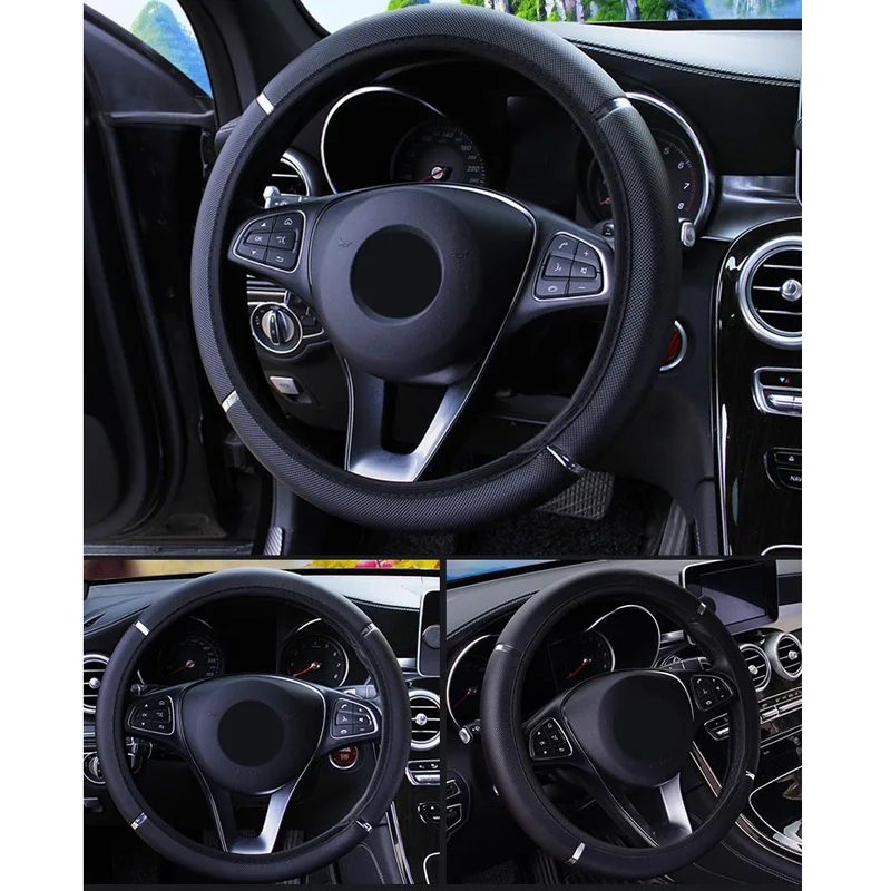 Foamed leather Steering Wheel Cover Interior Protector Replacement Accessories