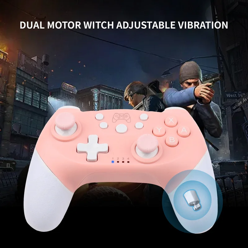 BT Wireless Game Controller for Switch Pro Lite Oled Gamepad Joystick for PC Game Controller with Programmable Wake up Function images - 6