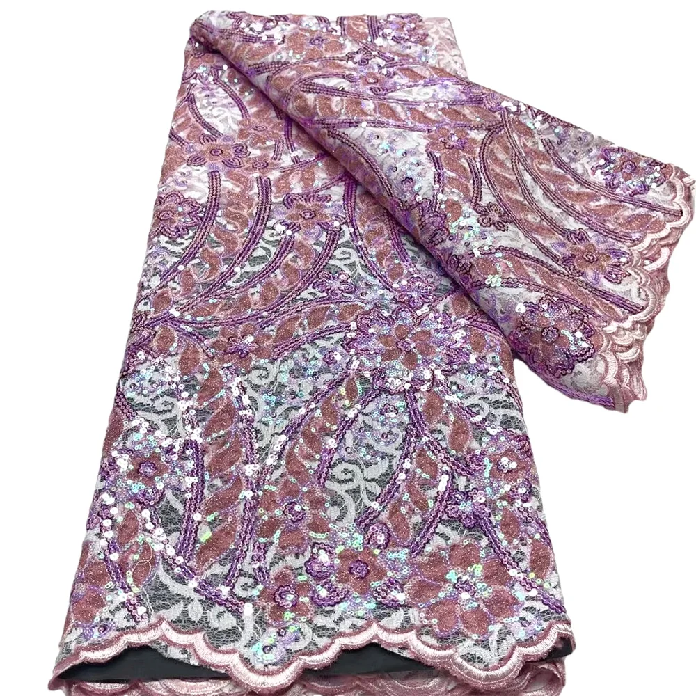 Зеленое кружево Африканское Сетчатое с блестками африканская кружевная ткань