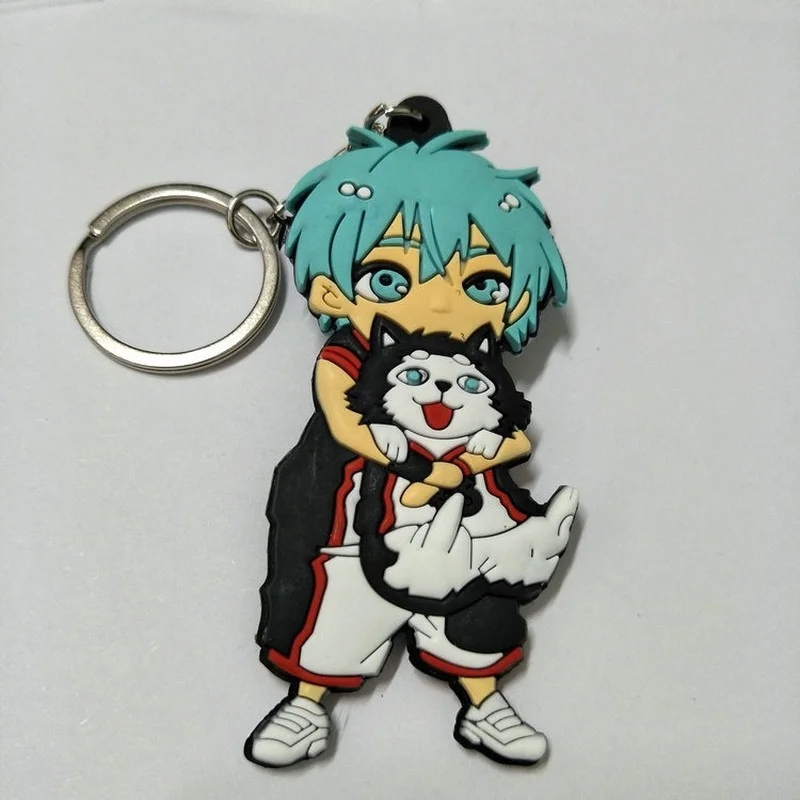 Симпатичные Брелки из ПВХ в стиле Аниме Kuroko No Basket фигурка Tetsuya Kagami Taiga кисэ рёта Bag