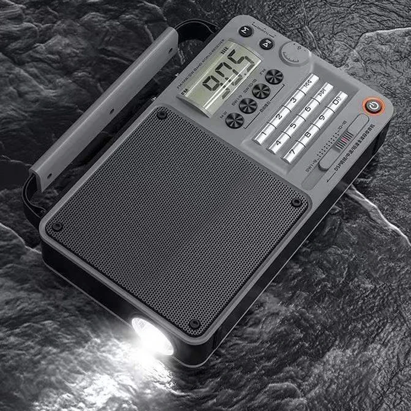 FM/AM/SW полнодиапазонное радио Bluetooth цифровое Ретро Радио Hifi портативный U-диск