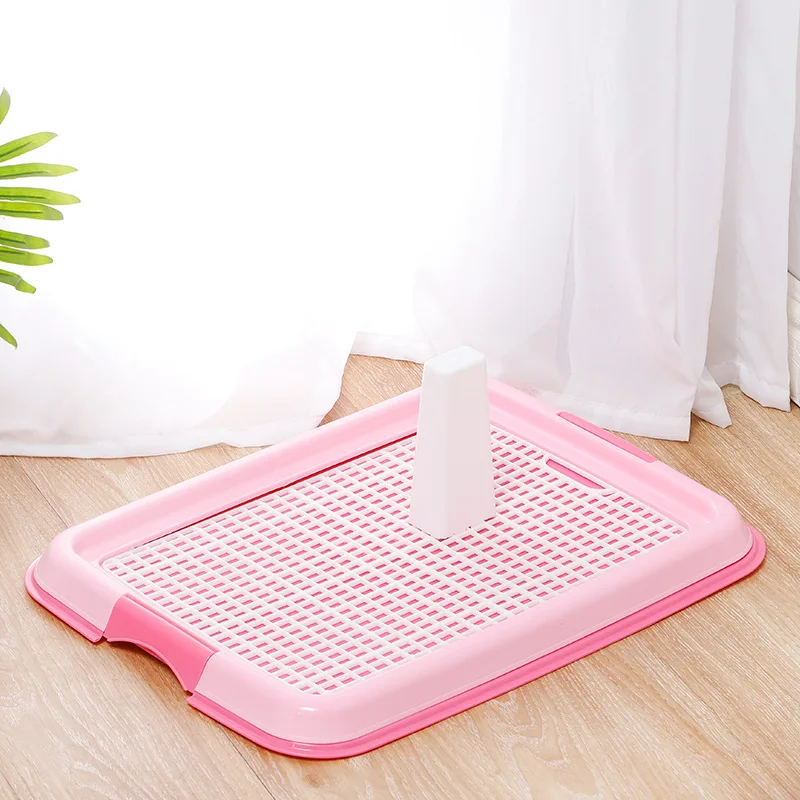 

Resin double pillar tablet pet toilet is small and medium-sized dog grid dog pet supplies cleaning supplies Litter Boxes