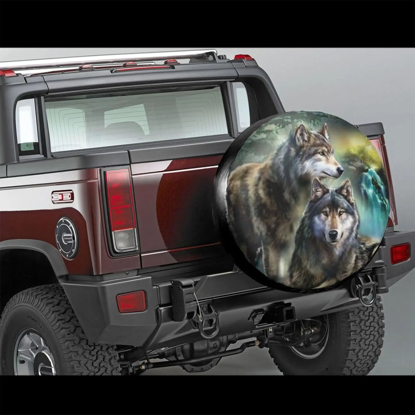 

Wolf, Wolf Tire Cover, Spare Tire Cover, Beach Design Tire Cover, Jeep Tire Cover